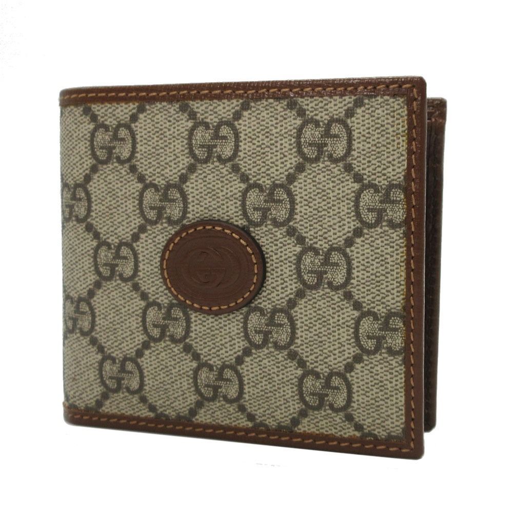 新品】グッチ 財布 二つ折り財布 (小銭入れ有り) GUCCI INTERLOCKING G