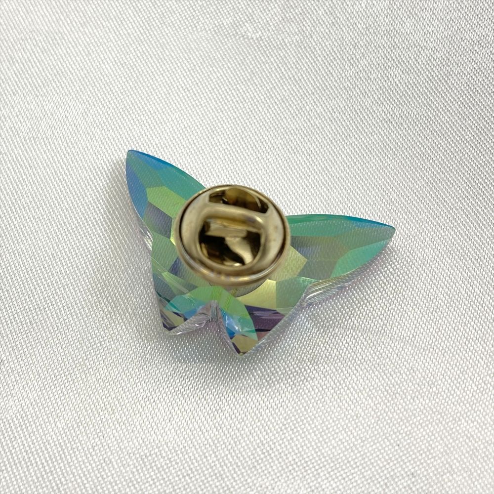  スワロフスキー SWAROVSKI ジュエリーホルダー オーナメント オブジェ 置物 5557815 クリア バタフライマグネット付 蝶 小物掛け 置物 インテリア小物
