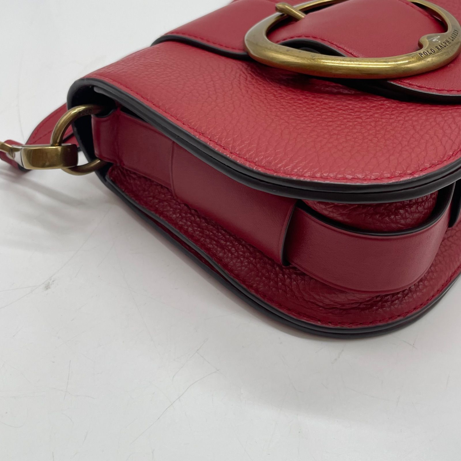 BN7648□ポロラルフローレン POLO RalphLauren レザー ショルダー