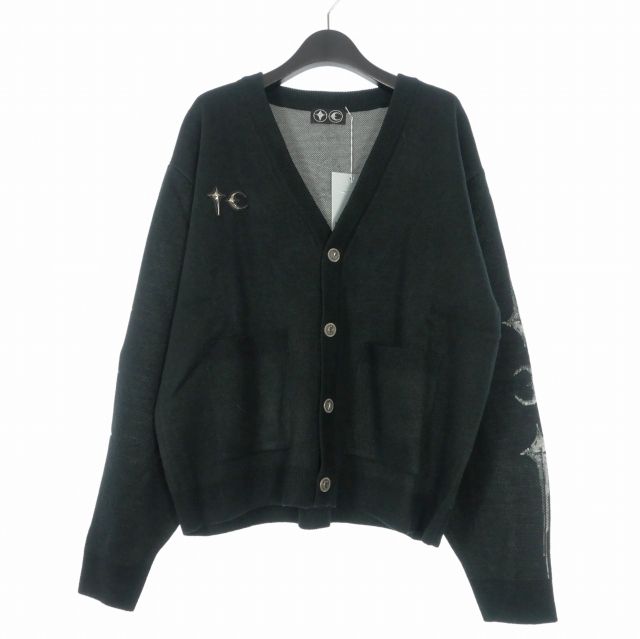 サグクラブ Thug Club 25AW TC Bone Knit Cardigan ボーンニット