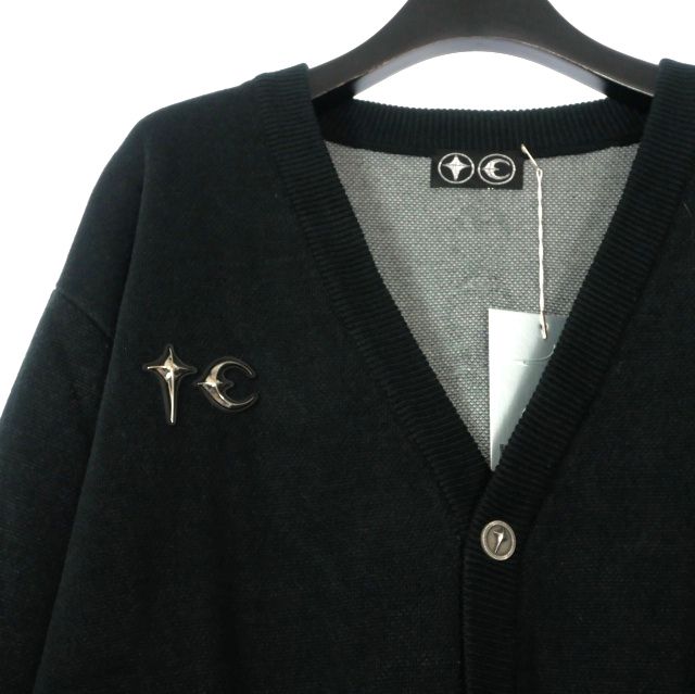 サグクラブ Thug Club 25AW TC Bone Knit Cardigan ボーンニット