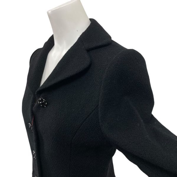 ◇ フォクシー Foxey ツイードジャケット ショート丈 長袖 ジュエル