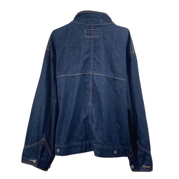 ◇ ズッカ zucca インディゴ染 デニムジャケット 長袖 アシンメトリー