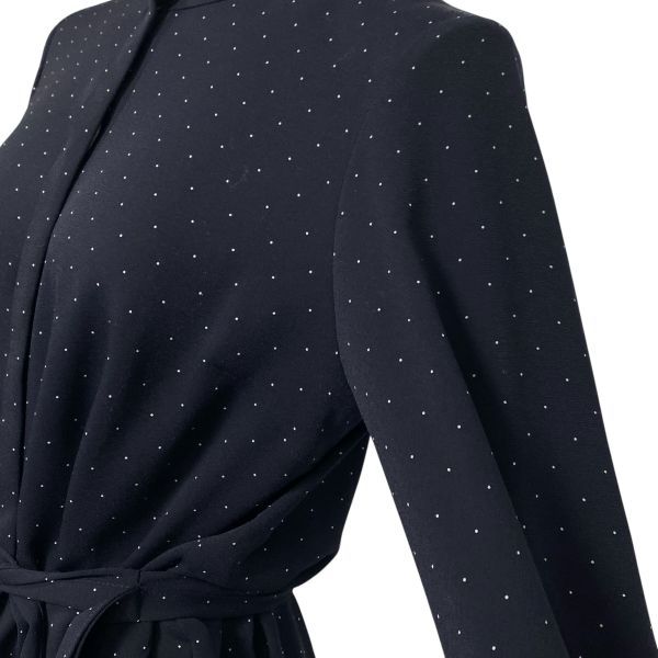 ◇ 未使用 アナイ ANAYI ドット柄ブラウス シャツ 長袖 スタンドカラー