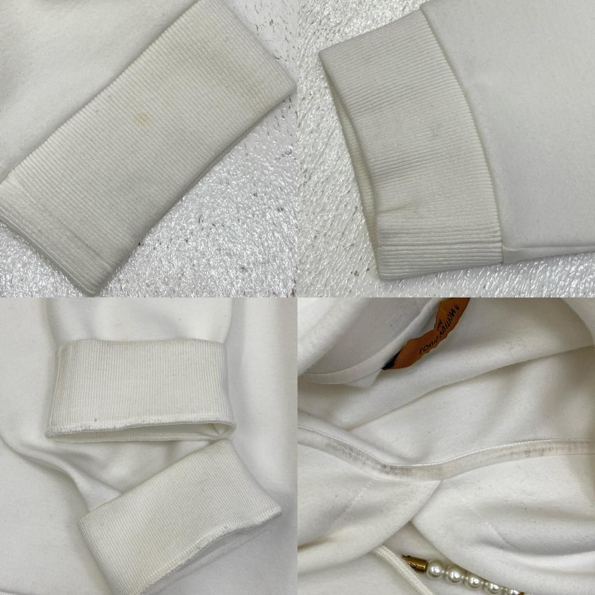 【加古川店】 中古 LOUIS VUITTON | ルイ・ヴィトン パーカー エンブロイダードジャージーフーディ HQY87W 国内正規品 ホワイト 【108】 加古川店】 中古 LOUIS VUITTON | ルイ・ヴィトン パーカー エンブ