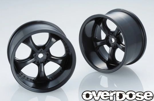 □OVERDOSE RY ホイール R-SPEC WORK VS KF 30mm (ブラック/OFF+9