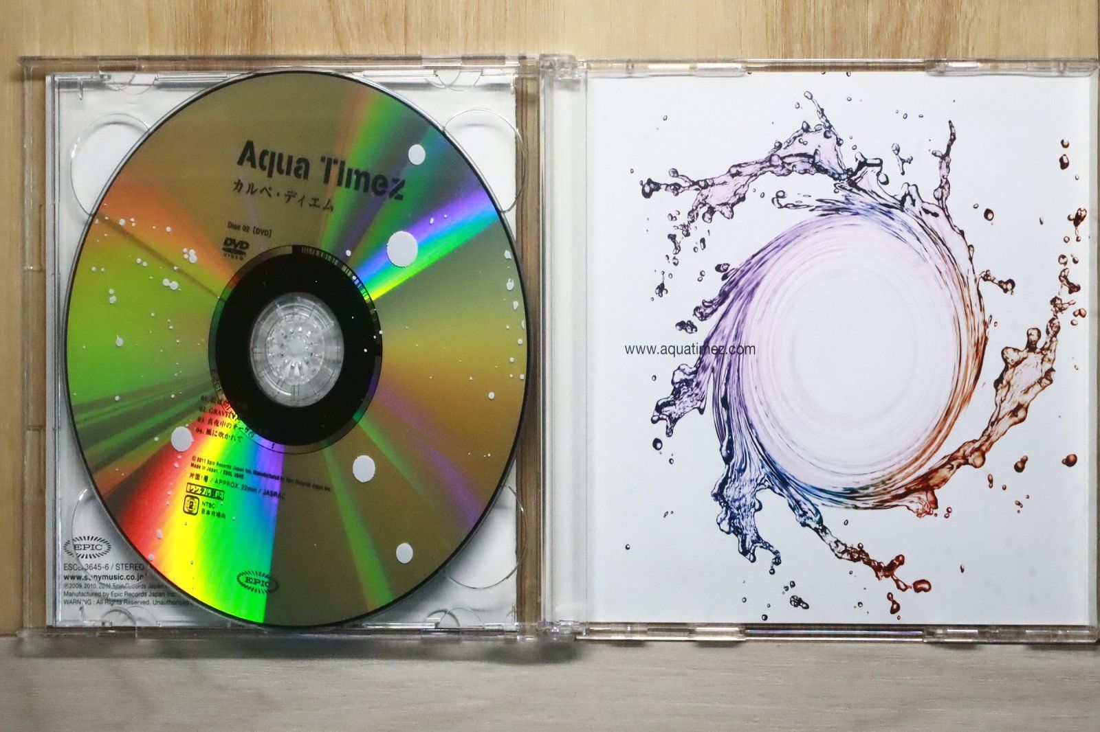 国内盤CD☆アクアタイムズ/Aqua Timez□ カルペ・ディエム(初回生産