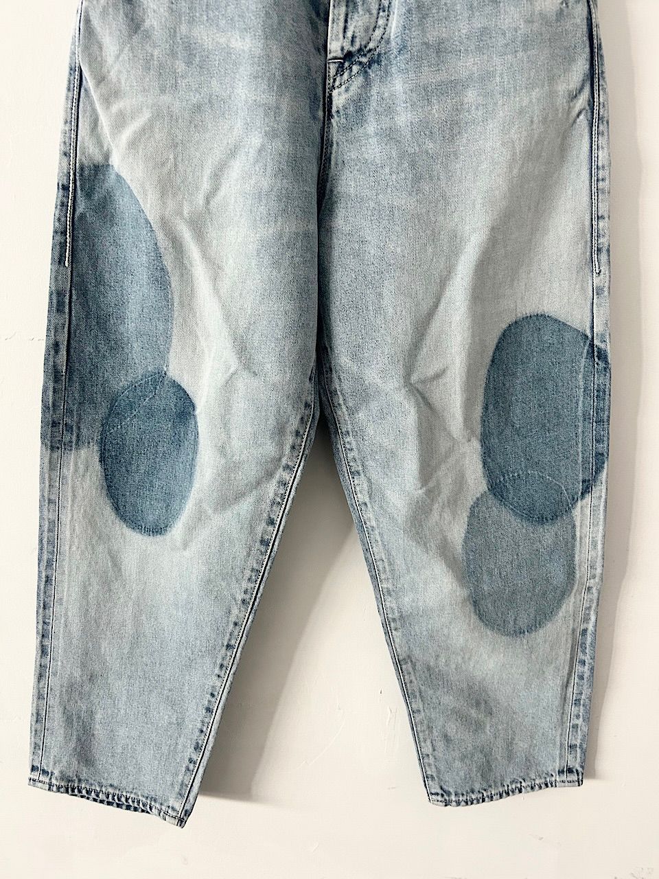 未使用】mina perhonen always デニムパンツ サイズ34 コットン リネン