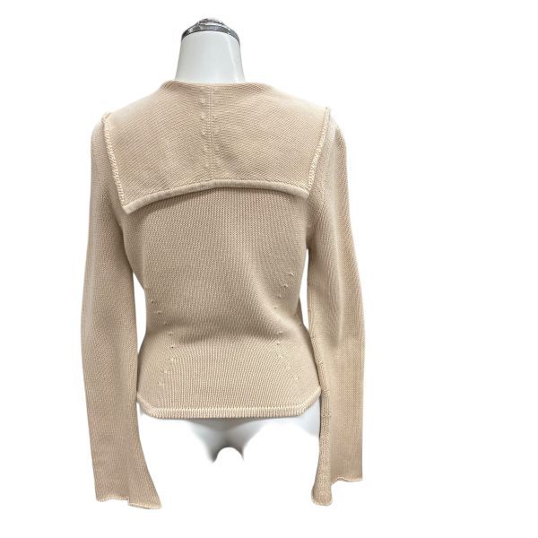 ◇ フォクシー Foxey カーディガン 長袖 セーラーカラー ジップアップ