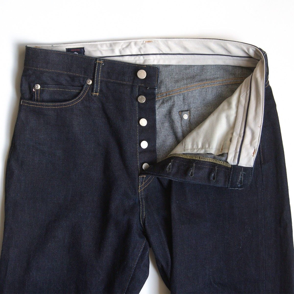 美品/濃紺】 桃太郎ジーンズ【#100 STANDARD STRAIGHT 14.7oz】W34