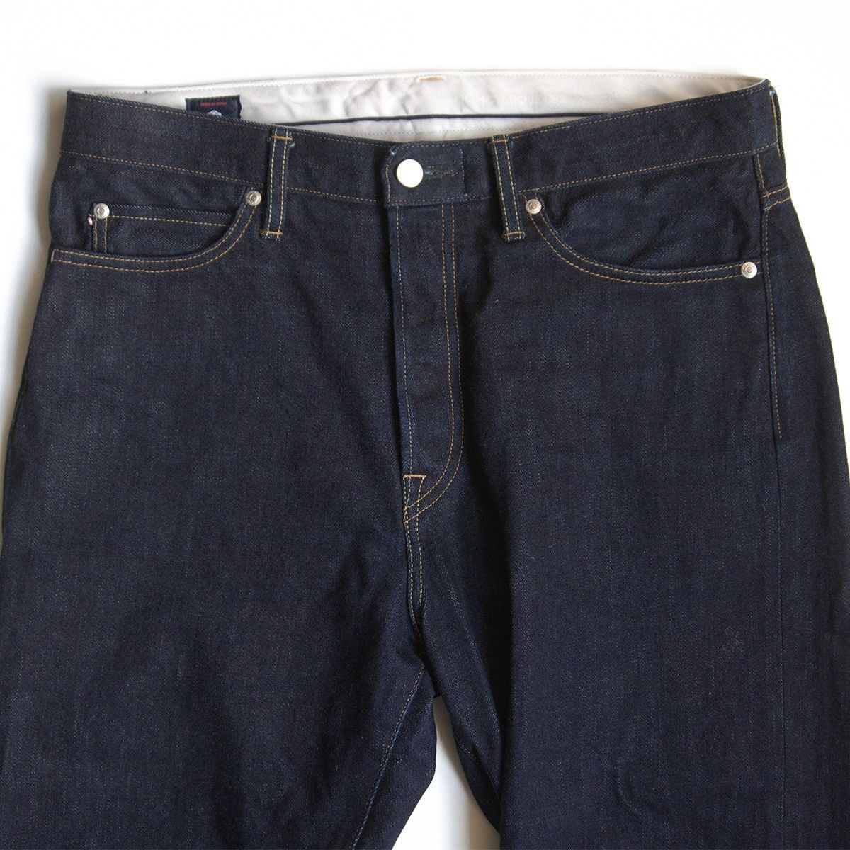 美品/濃紺】 桃太郎ジーンズ【#100 STANDARD STRAIGHT 14.7oz】W34