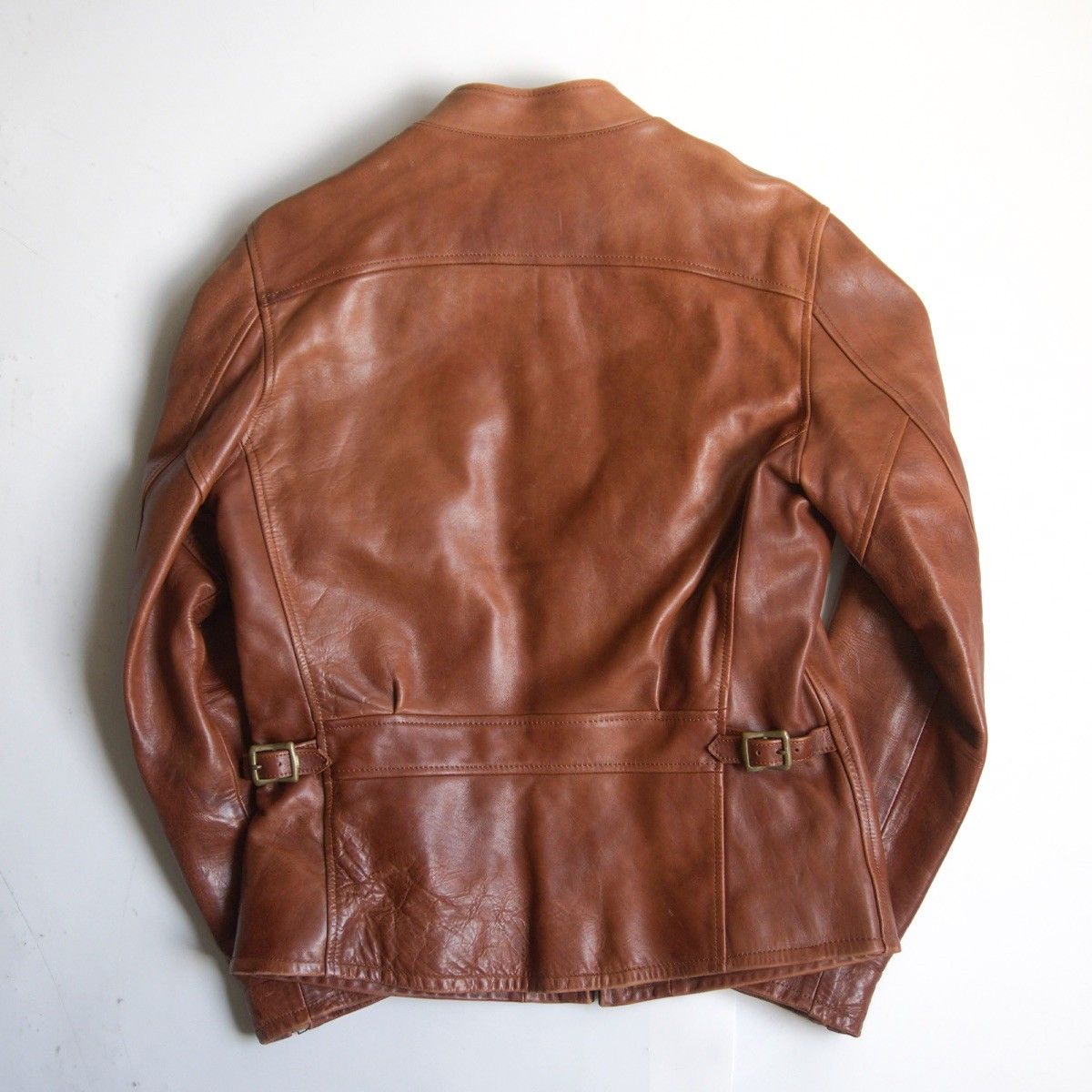 雰囲気抜群】Y'2 LEATHER【ホースハイド シングル ライダース