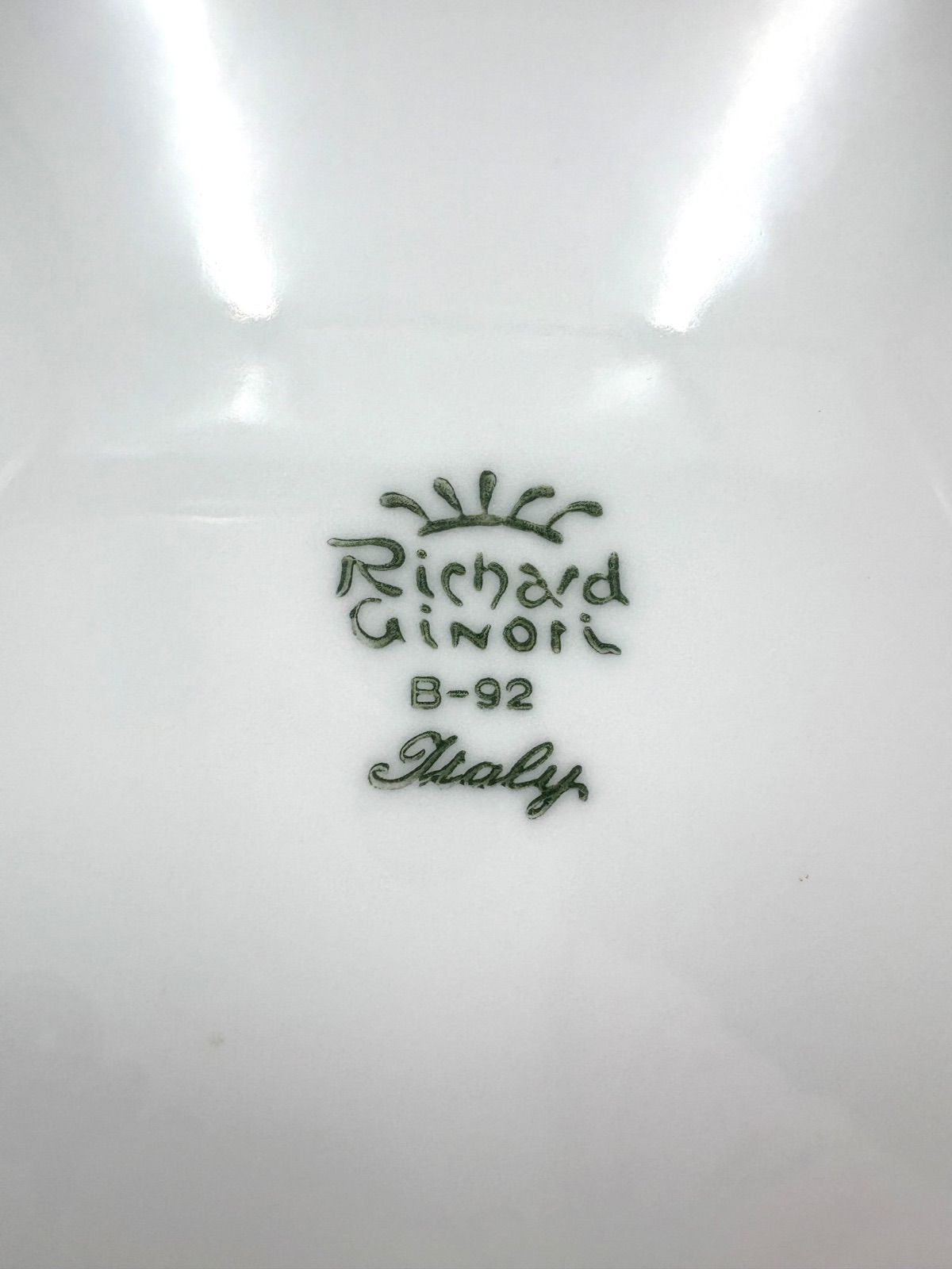 美品】Richard Ginori リチャードジノリ クリッパー 21cm プレート 中