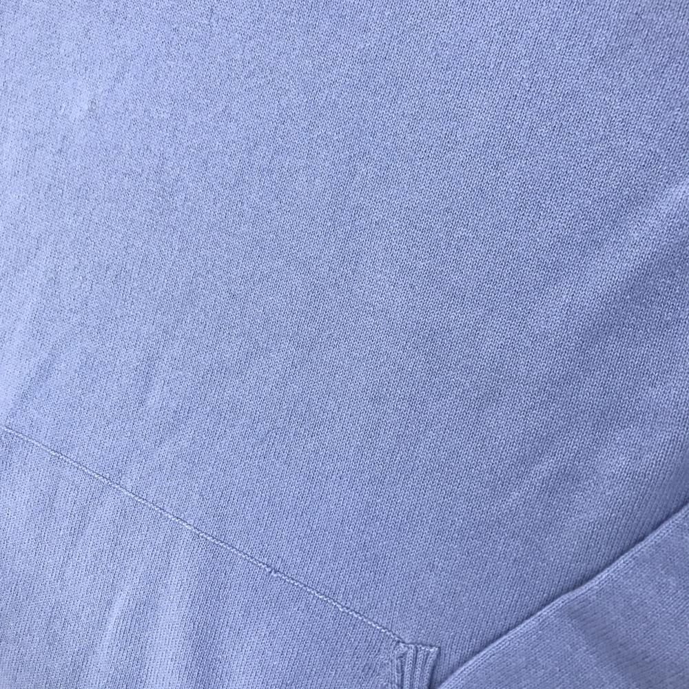 美品】ランバンスポール セーター ライトブルー×白 カシミヤ100