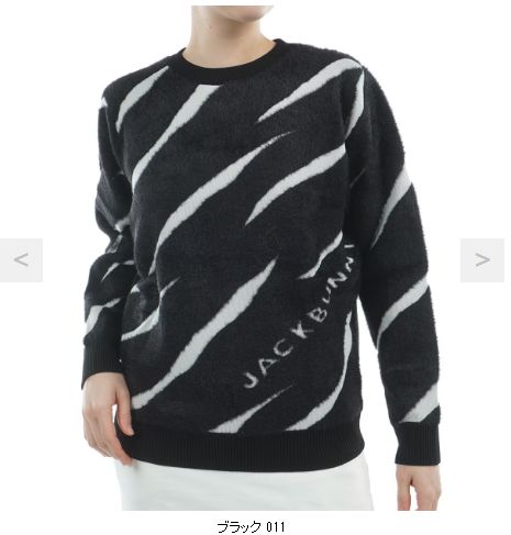 ジャックバニー クルーネックセーター/レディス/JB/ゴルフ/ウェア