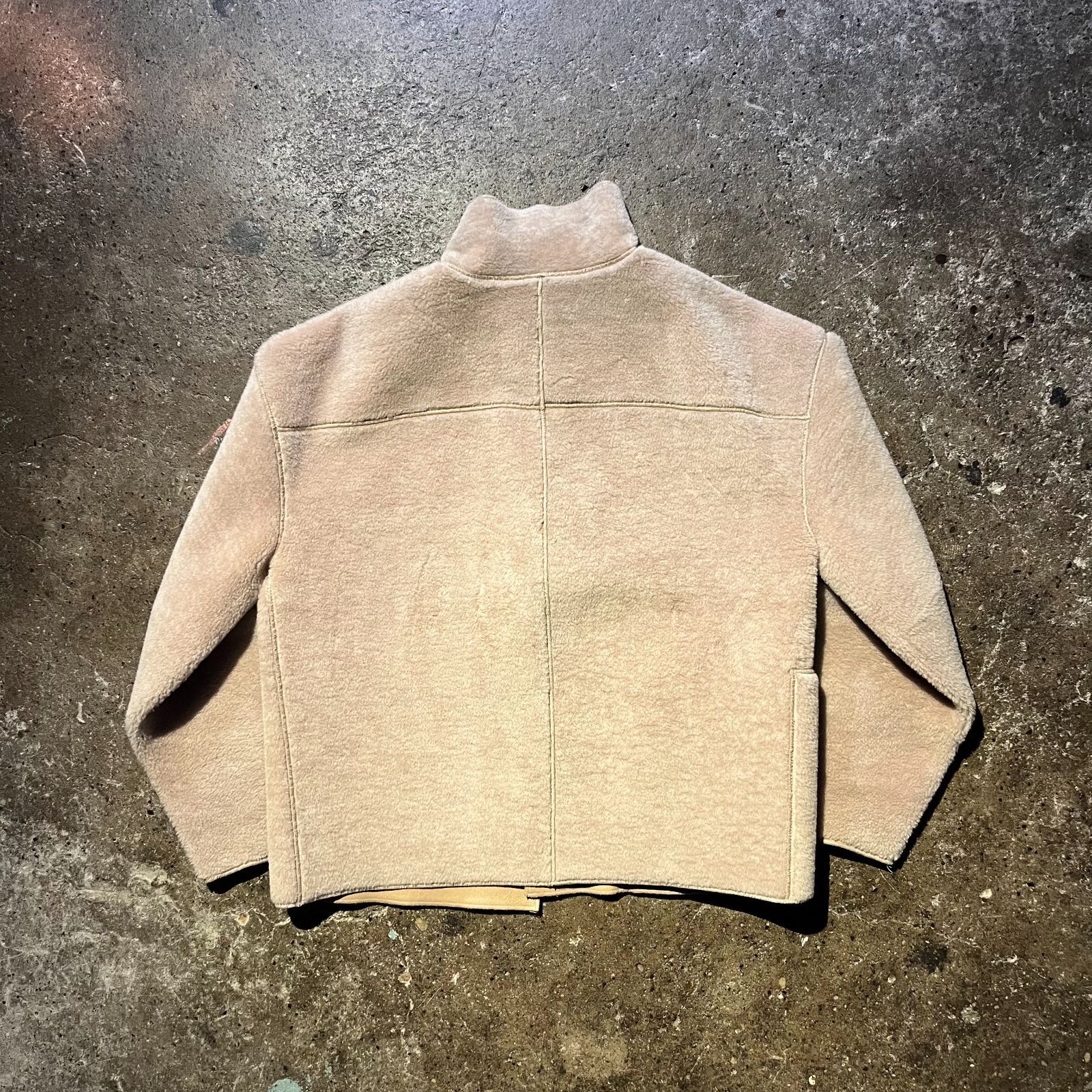 TODAYFUL 25aw Standcollar Boa Jacket 36 ベージュ トゥデイフル