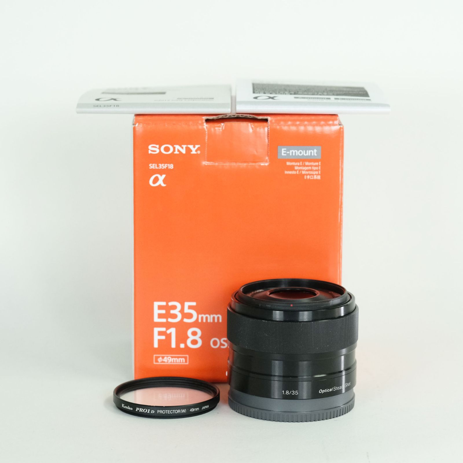 良品 | フィルター付] SONY E 35mm F1.8 OSS SEL35F18 | SONY E