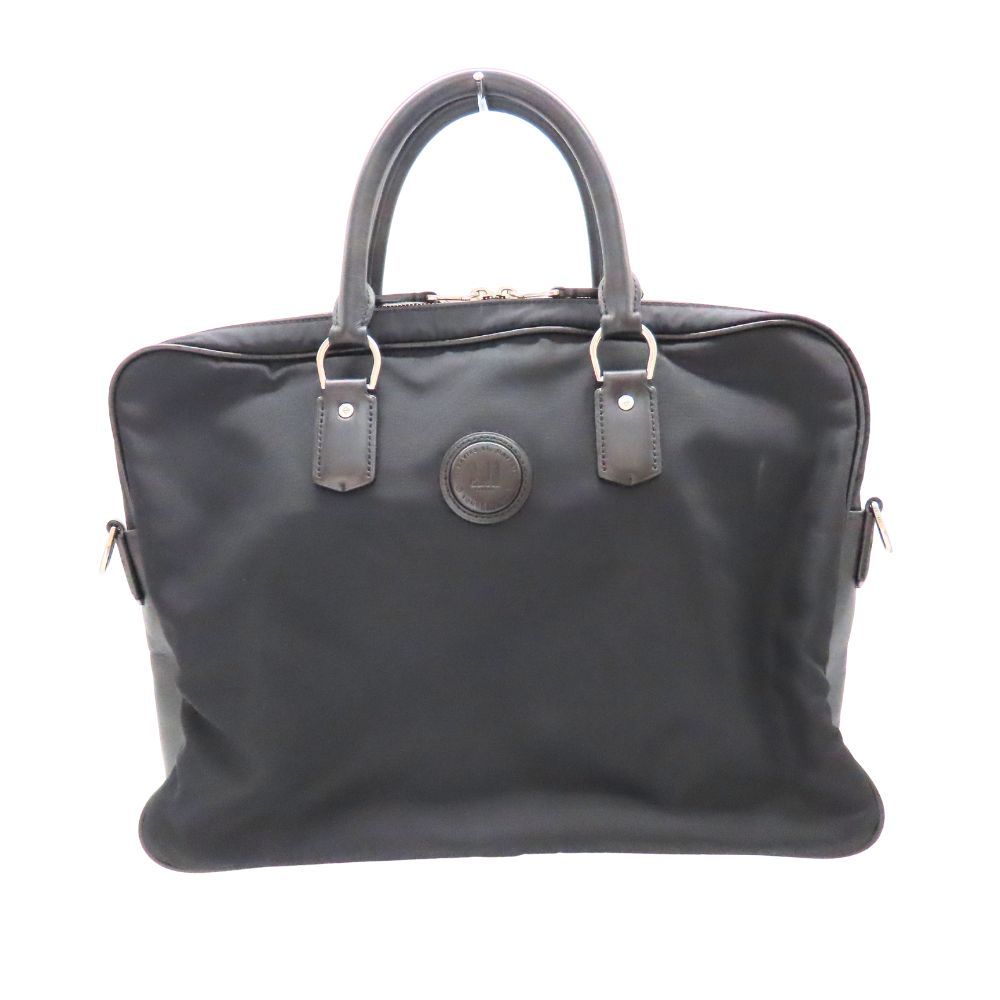 美品　ダンヒル　ビジネスバッグ　ガーズマン　ナイロン×レザー ブラック 中古】 dunhill ダンヒル ビジネスバッグ L3WG81A ブラック Guardsman