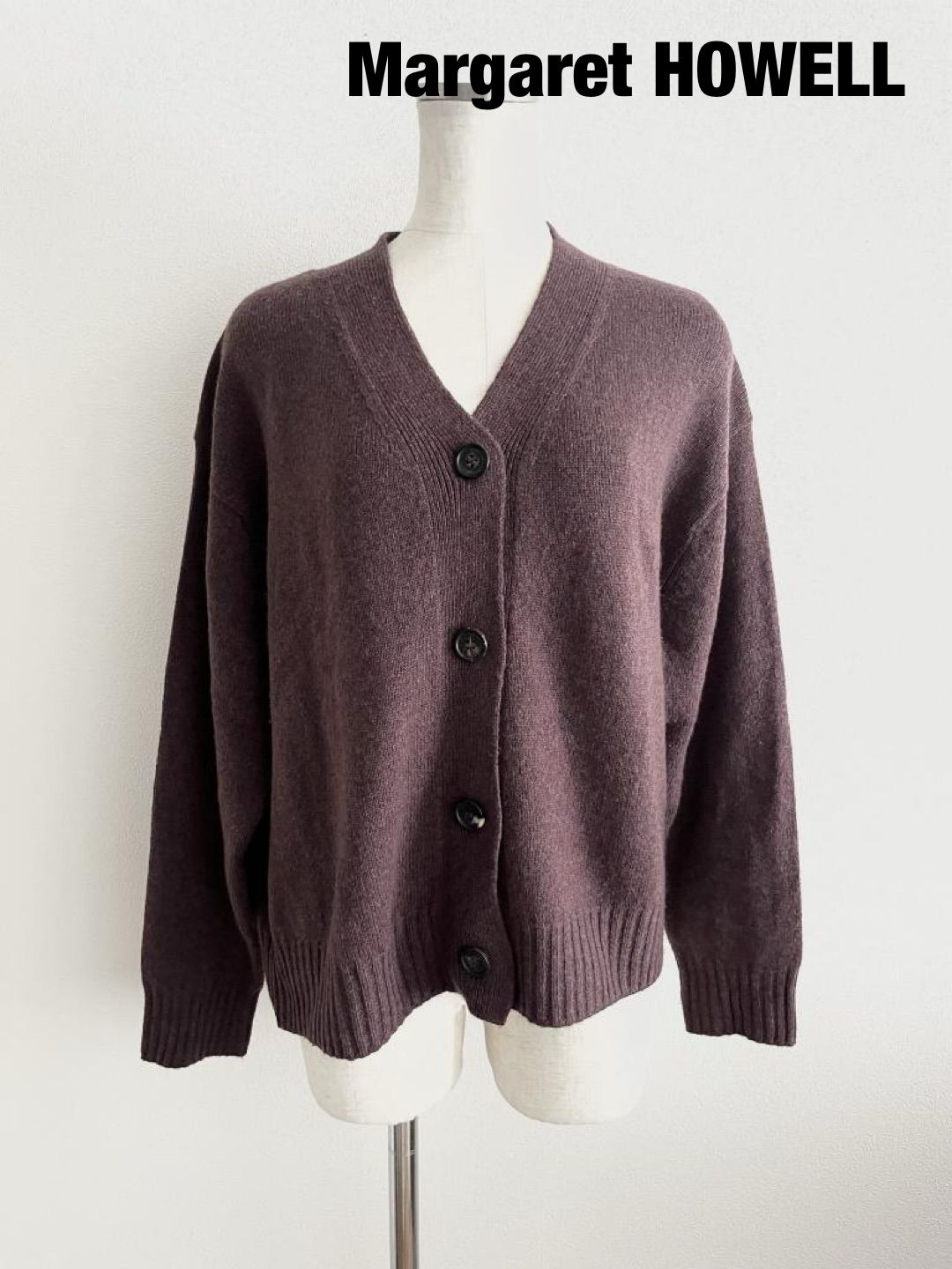 Margaret HOWELL マーガレットハウエル TWISTED CASHMERE WOOL