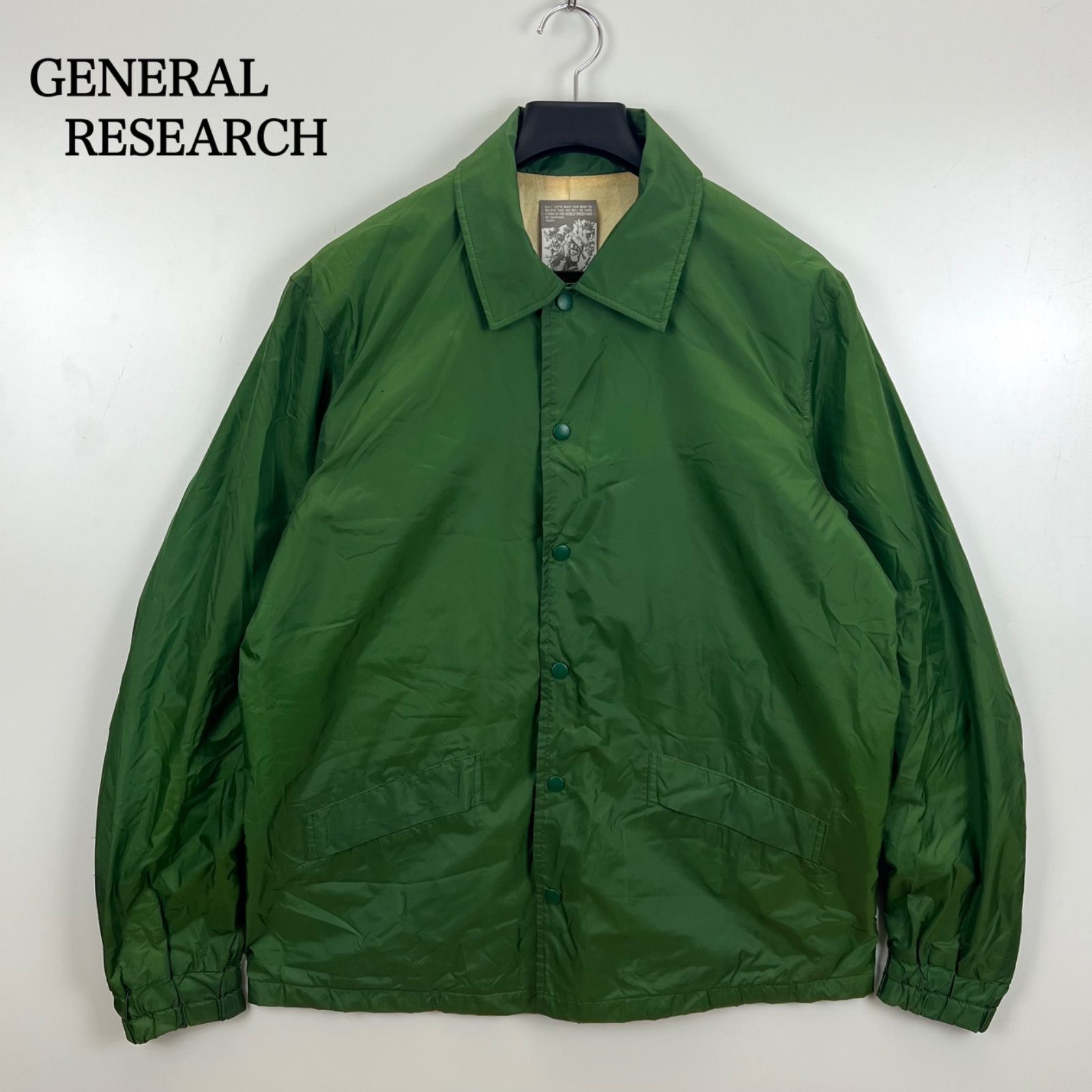 GENERAL RESEARCH 2000s y2k archive nylon coach jacket 642 L