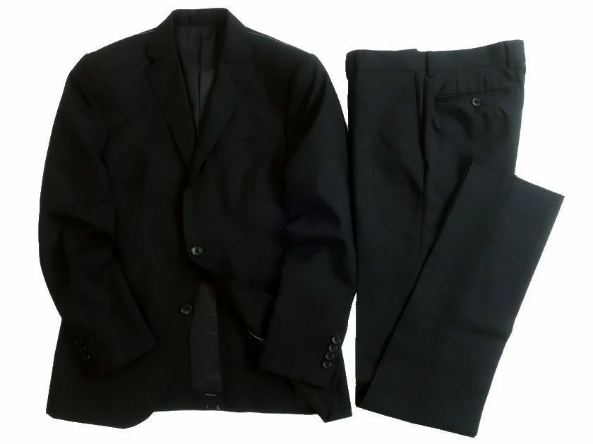 BRERA ブレラ 大賀 ウール混 2B ノータック シングルスーツ ジャケット