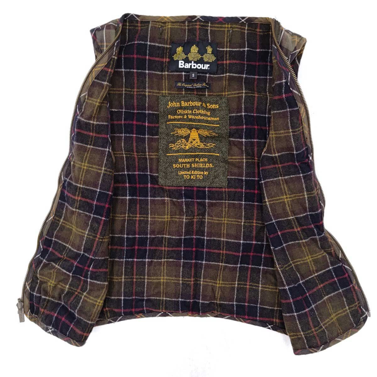 バブアー チェック ベスト S メンズ Barbour - メルカリ