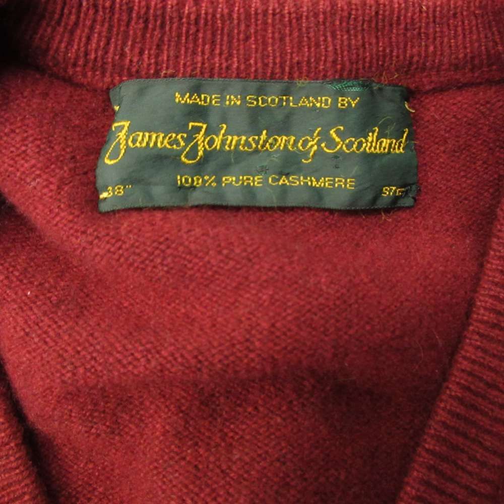 ヴィンテージ VINTAGE ジョンストンズ 80s カシミヤ100％ ニット