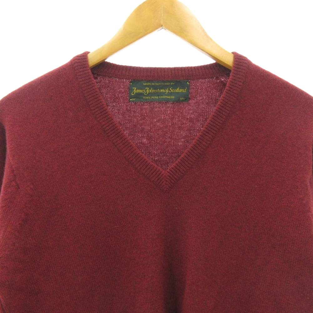 ヴィンテージ VINTAGE ジョンストンズ 80s カシミヤ100％ ニット