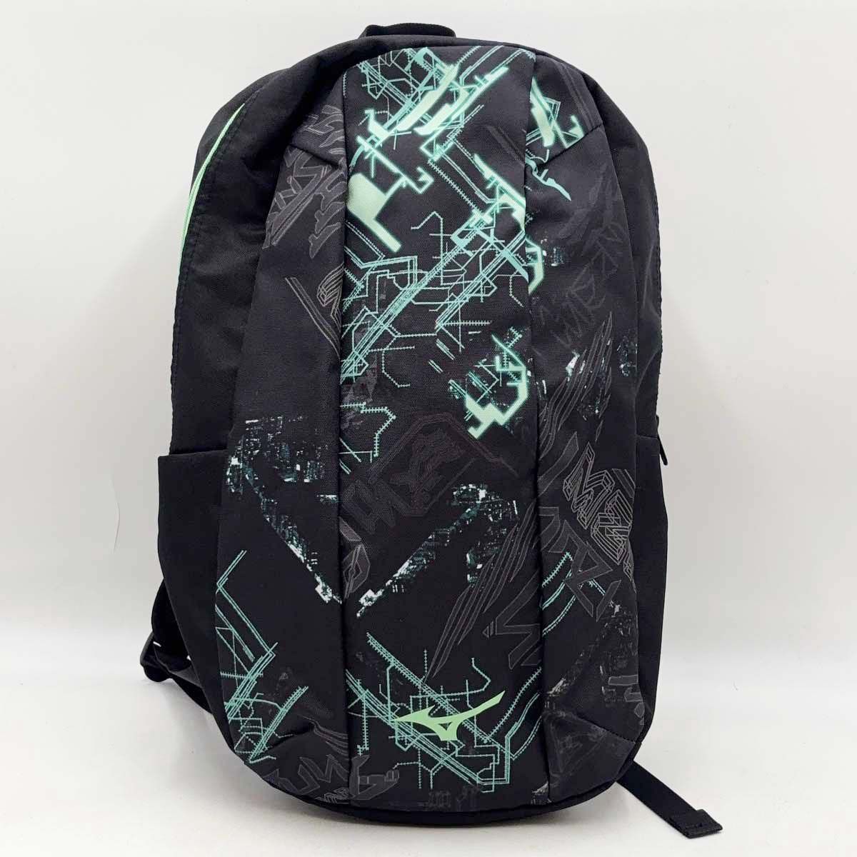 ミズノ バックパック 25L ブラック/ライム 33GDC004 MIZUNO リュック 