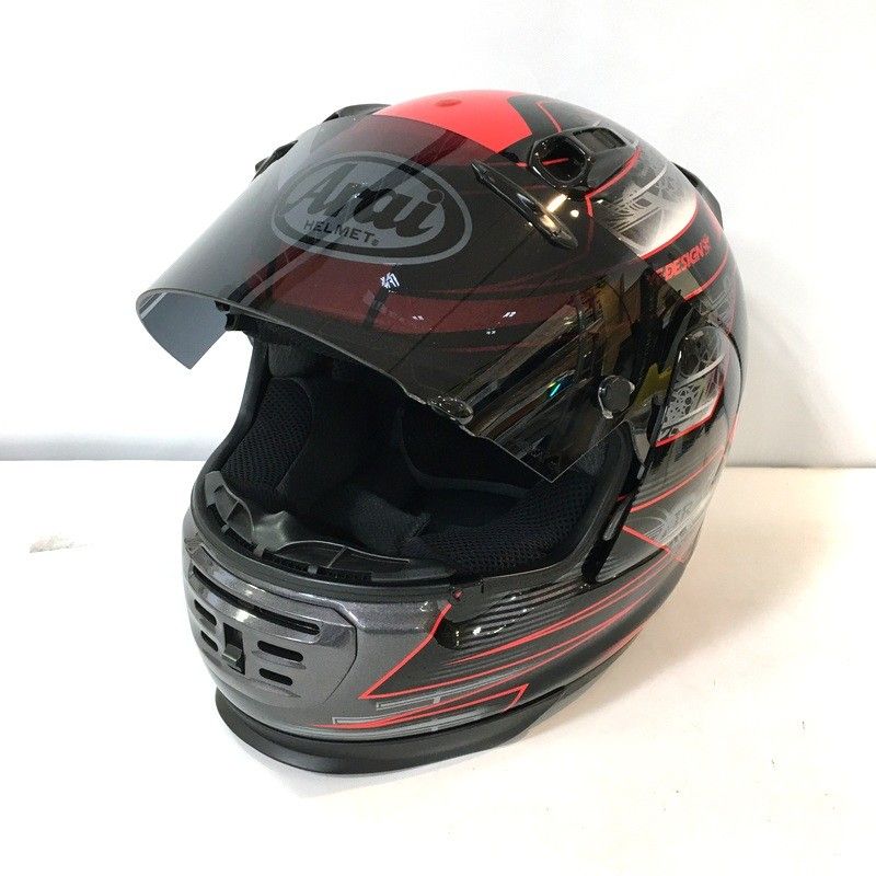 Arai アライ RAPIDE-IR フルフェイスヘルメット 除菌消臭済 Lサイズ 赤 