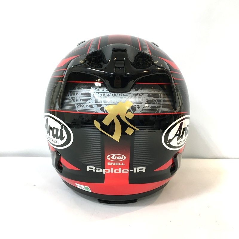 Arai RAPIDE-2フルフェイスヘルメット59.60cm レッド/ブラック
