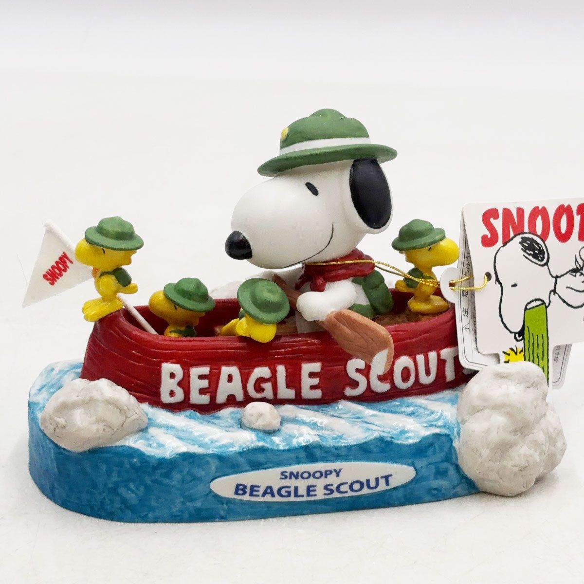 ヴィンテージ スヌーピー ビーグルスカウト　オルゴール 未使用】セキグチ スヌーピー 七変化オルゴール ビーグルスカウト