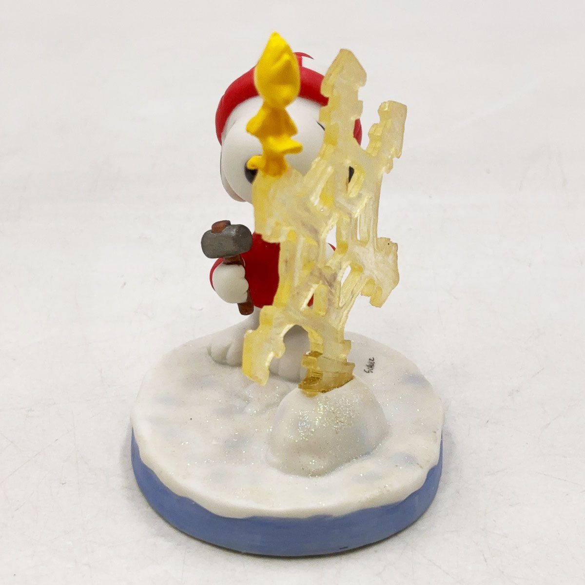 スヌーピー ウッドストック ホールマーク　フィギュア 未使用保管品] ホールマーク Hallmark JOE SCULPTOR 雪の結晶