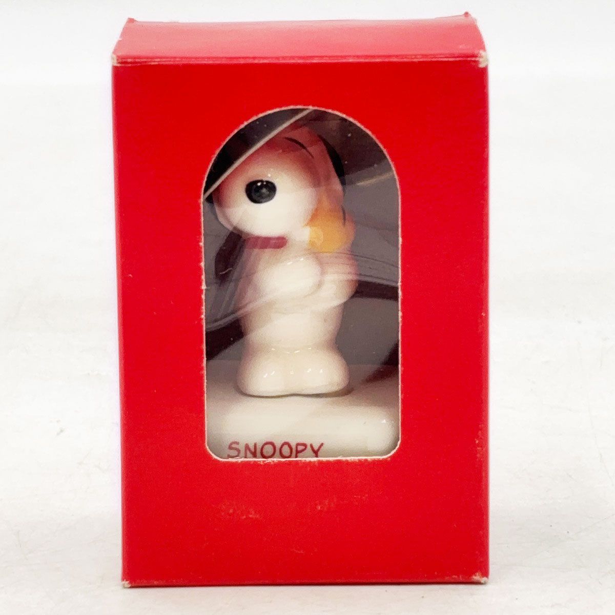 未使用】三協商事 スヌーピー＆ウッドストック ミニオルゴール 陶器