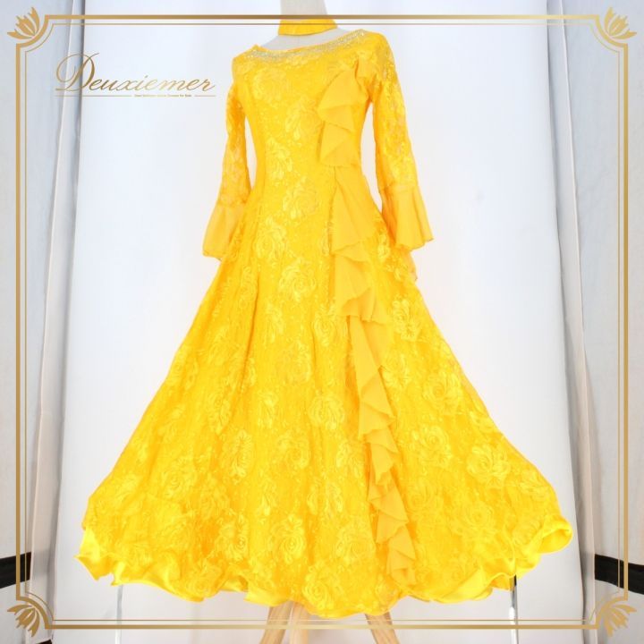 【社交ダンス衣装】ワンピース ドレス パーティー prima boutique 社交ダンス 衣装 スタンダード ドレス ワンピース パーティドレス