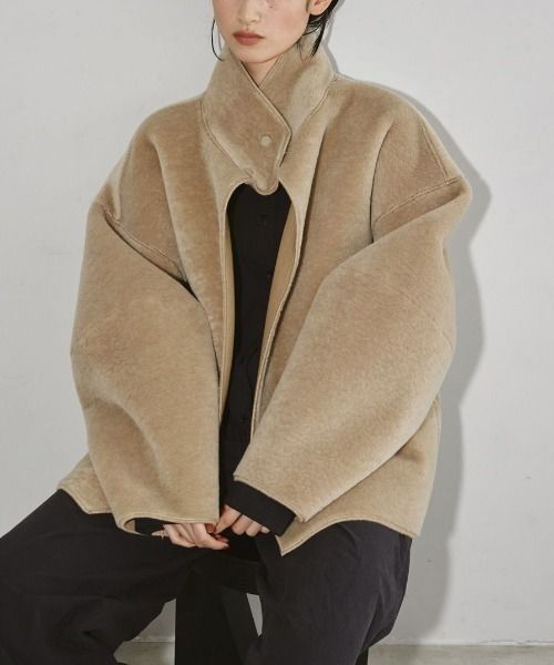 TODAYFUL 25aw Standcollar Boa Jacket 36 ベージュ トゥデイ TODAYFUL 25aw Standcollar Boa Jacket 36 ベージュ トゥデイ