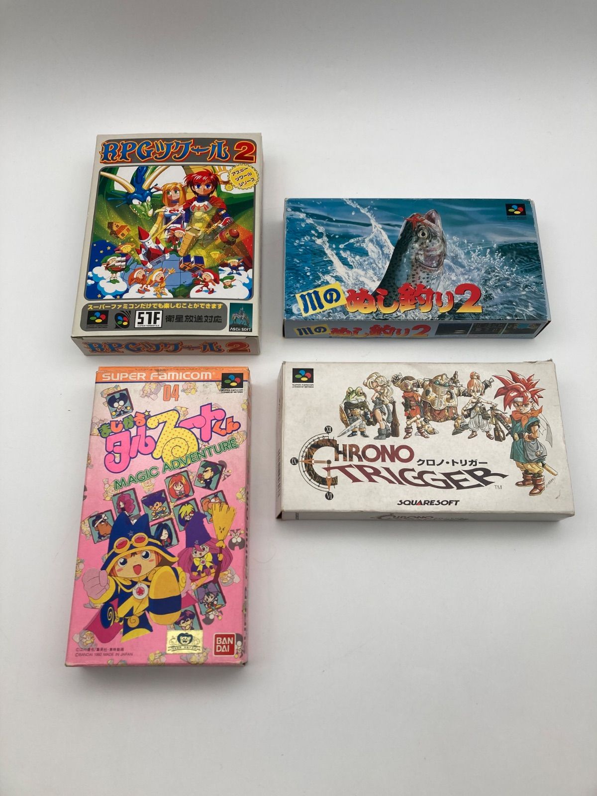 SUPER FAMICOM スーパーファミコン SFC ゲームソフト 4点セット まとめ 動作品 0203 406