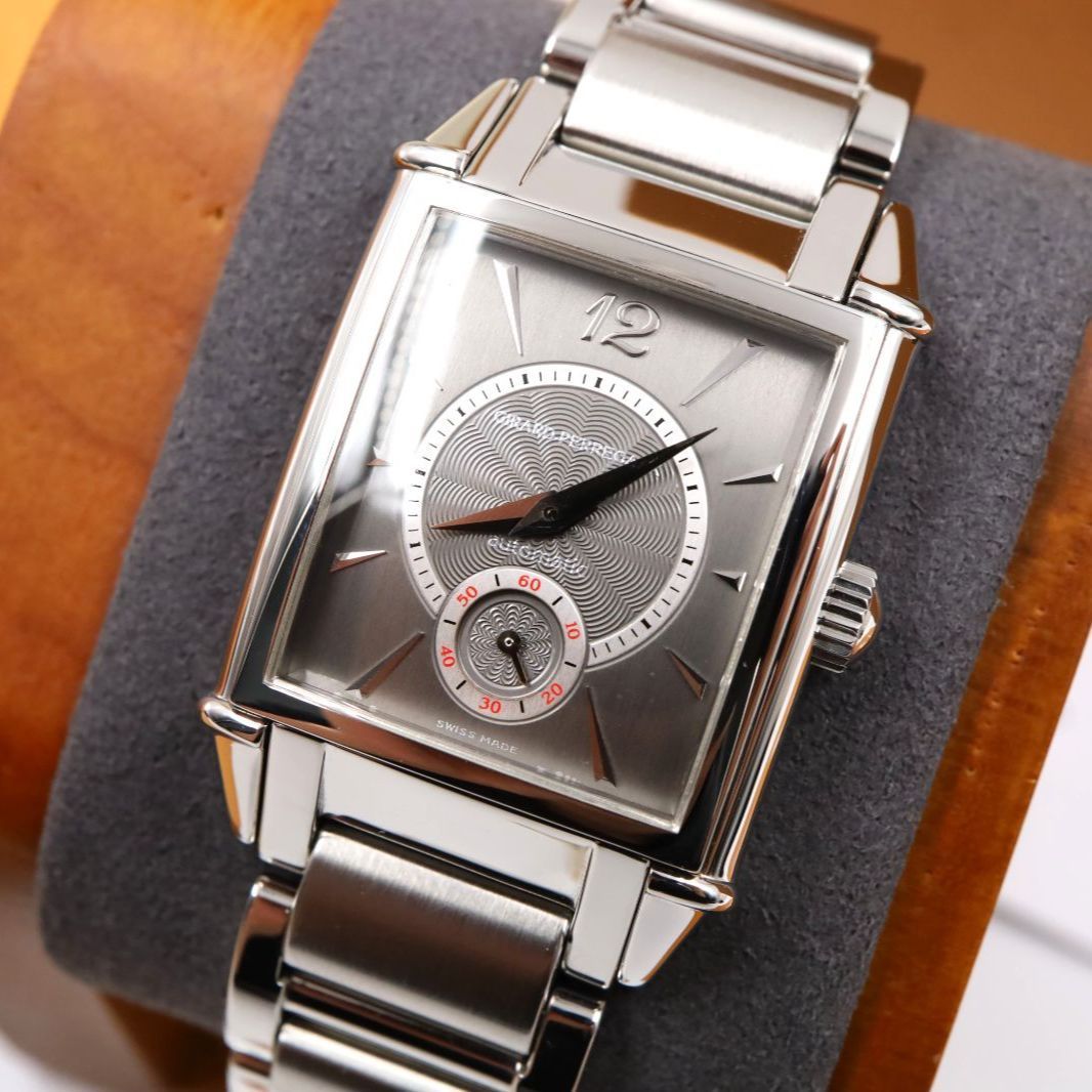 付属品完備 N ジラールペルゴ Ref2593 ヴィンテージ1945 自動巻 グレー 4910 K18 YG SS クロノグラフ 2710 PG SS 白文字盤 ホワイト ロ ート リシュビル