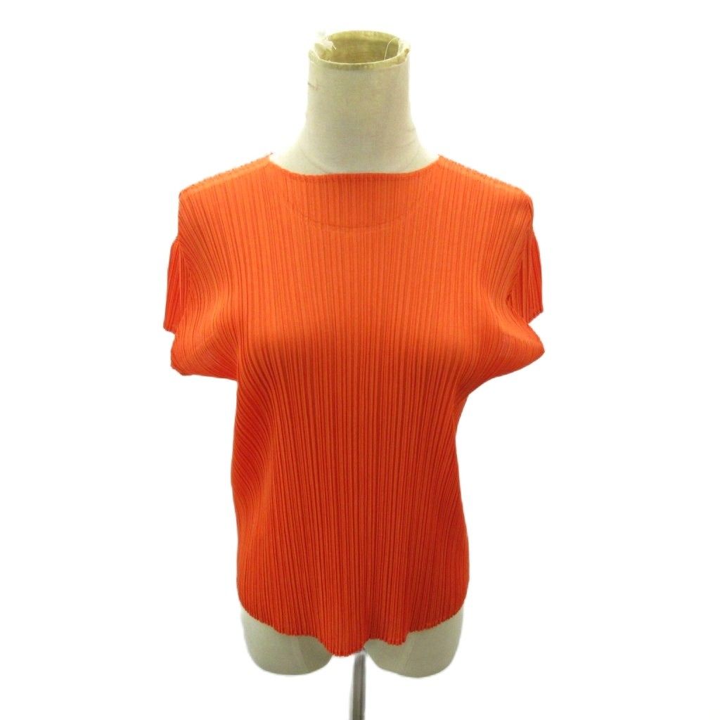 プリーツプリーズ PLEATS PLEASE 美品 カットソー プリーツ 半袖 3