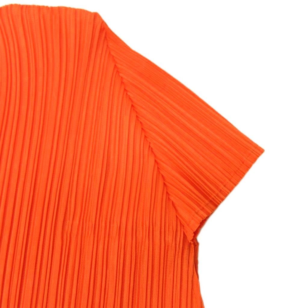 プリーツプリーズ PLEATS PLEASE 美品 カットソー プリーツ 半袖 3