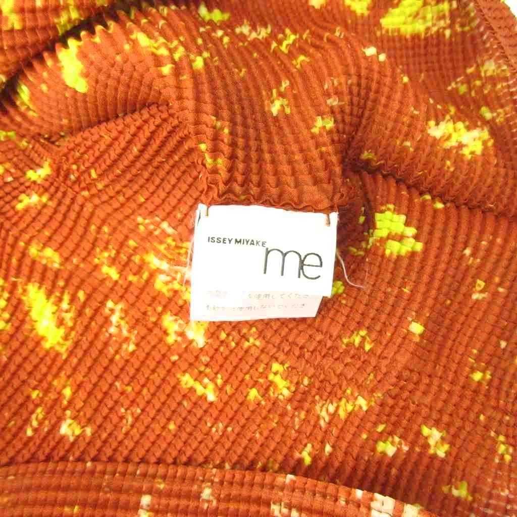 ミーイッセイミヤケ me ISSEY MIYAKE 美品 カットソー 総柄 プリーツ