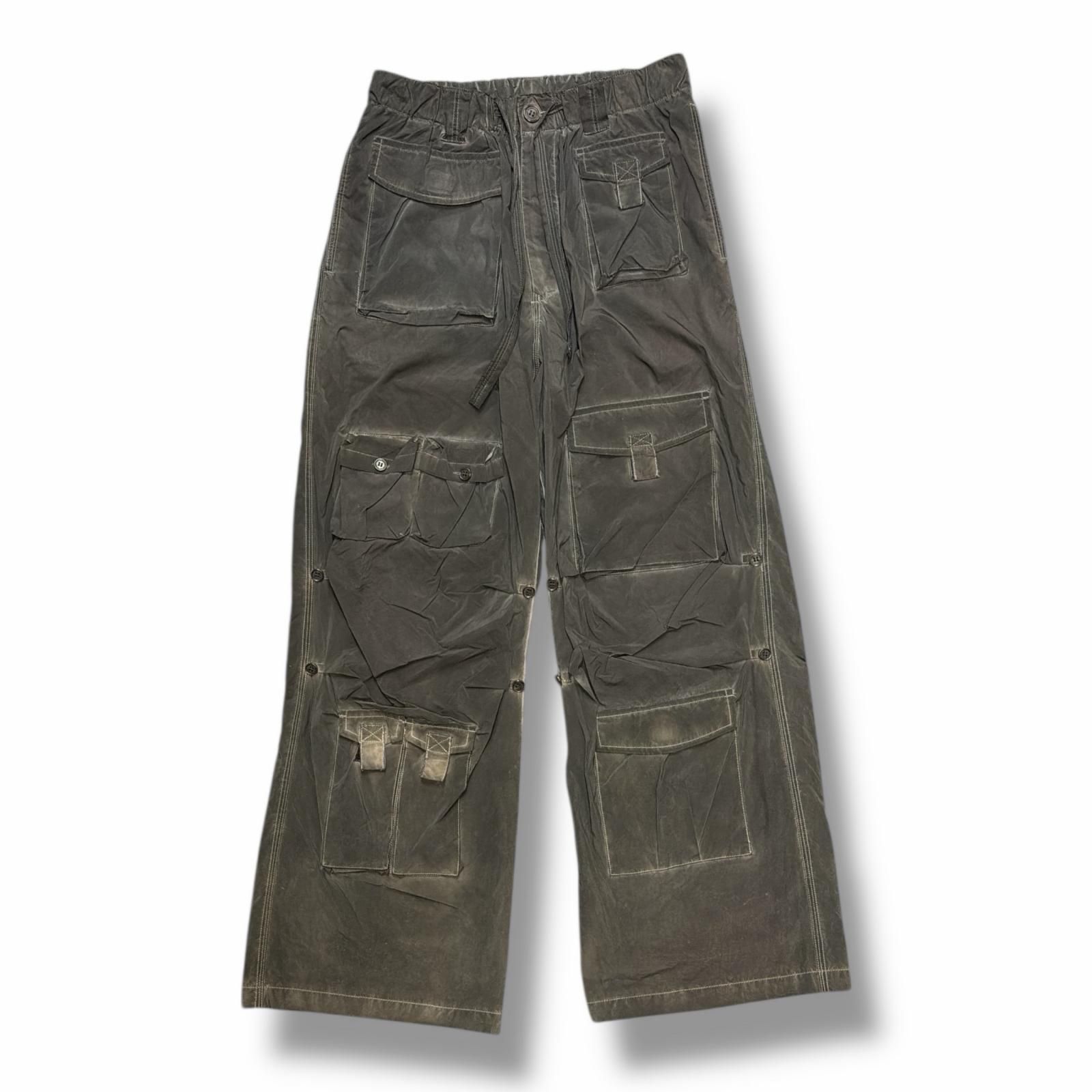 参考上代82500円 DAIRIKU 24SS Vintage Wash PKT Nylon Pants 