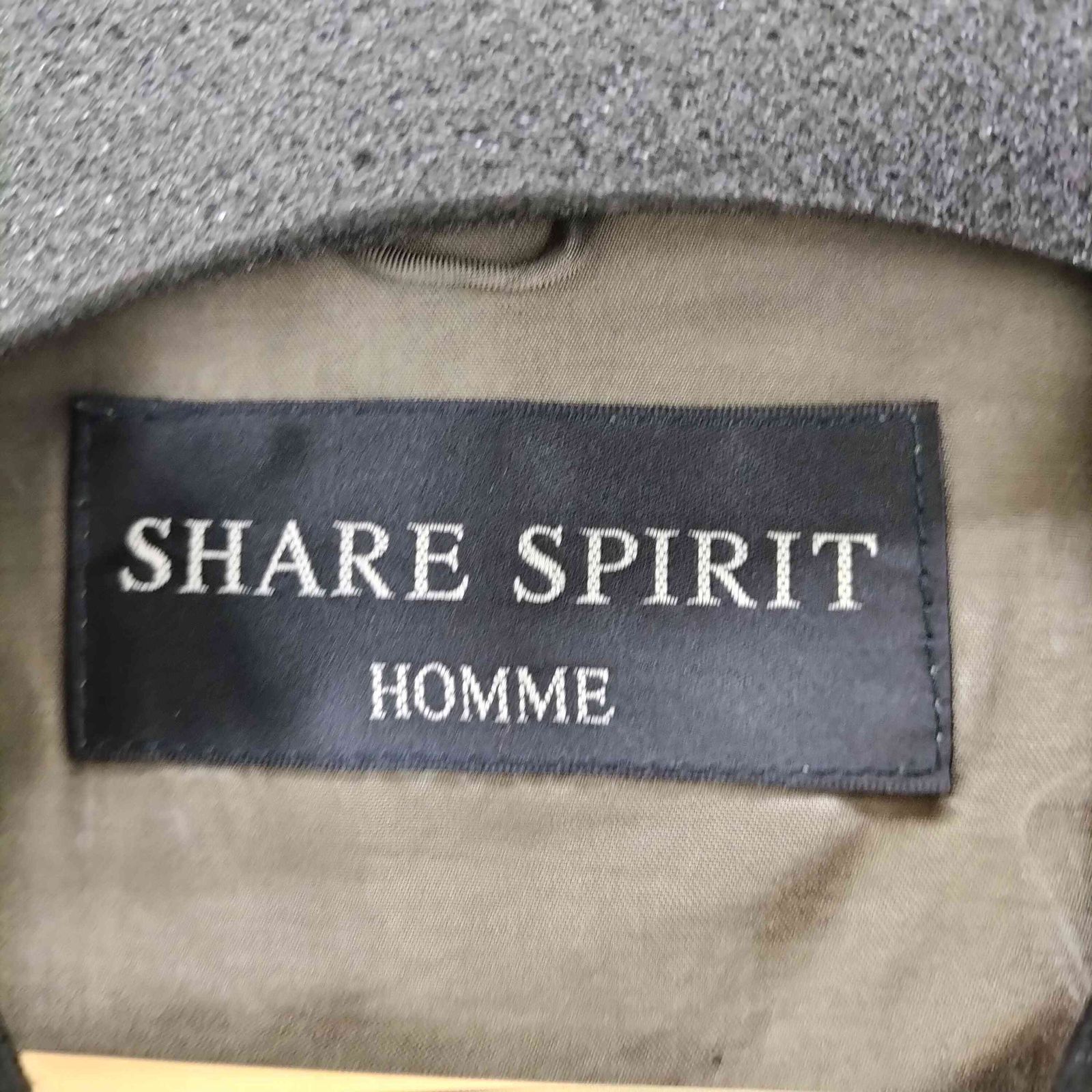 シェアースピリット SHARE SPIRIT シルク100％ 総柄 ダブルジップ