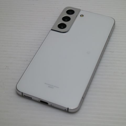 超美品 Galaxy S22 SCG13 ファントムホワイト スマホ 白ロム 土日祝