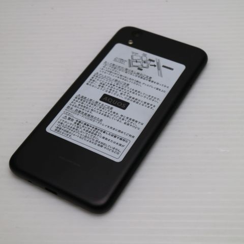 美品 702SH AQUOS sense basic ブラック スマホ 本体 白ロム 土日祝