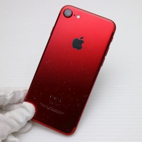良品中古 SoftBank iPhone7 128GB レッド スマホ 本体 白ロム 中古