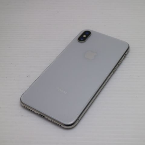 美品 SIMフリー iPhoneX 64GB シルバー スマホ 即日発送 スマホ Apple