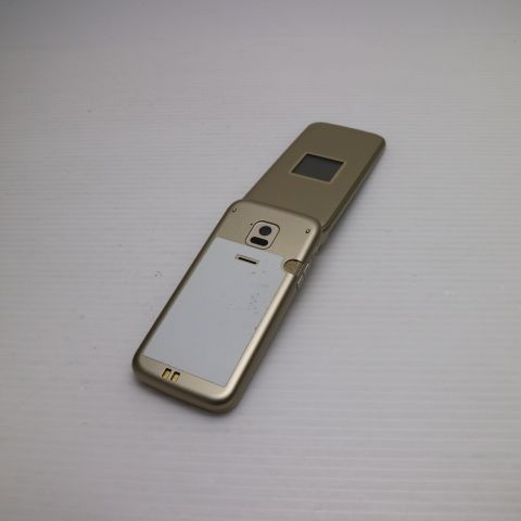 美品 F-02J らくらくホン ゴールド 即日発送 ガラケー DoCoMo 富士通