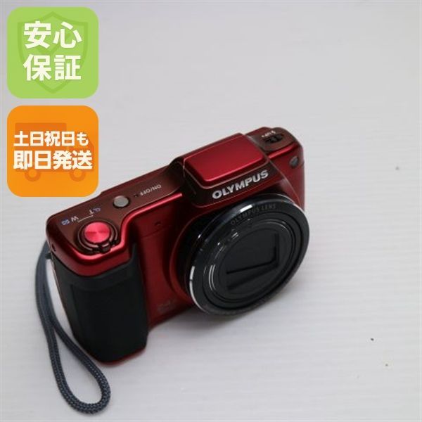 OLYMPUS STYLUS コンパクトデジタルカメラ 本体 レッド カメラ OLYMPUS