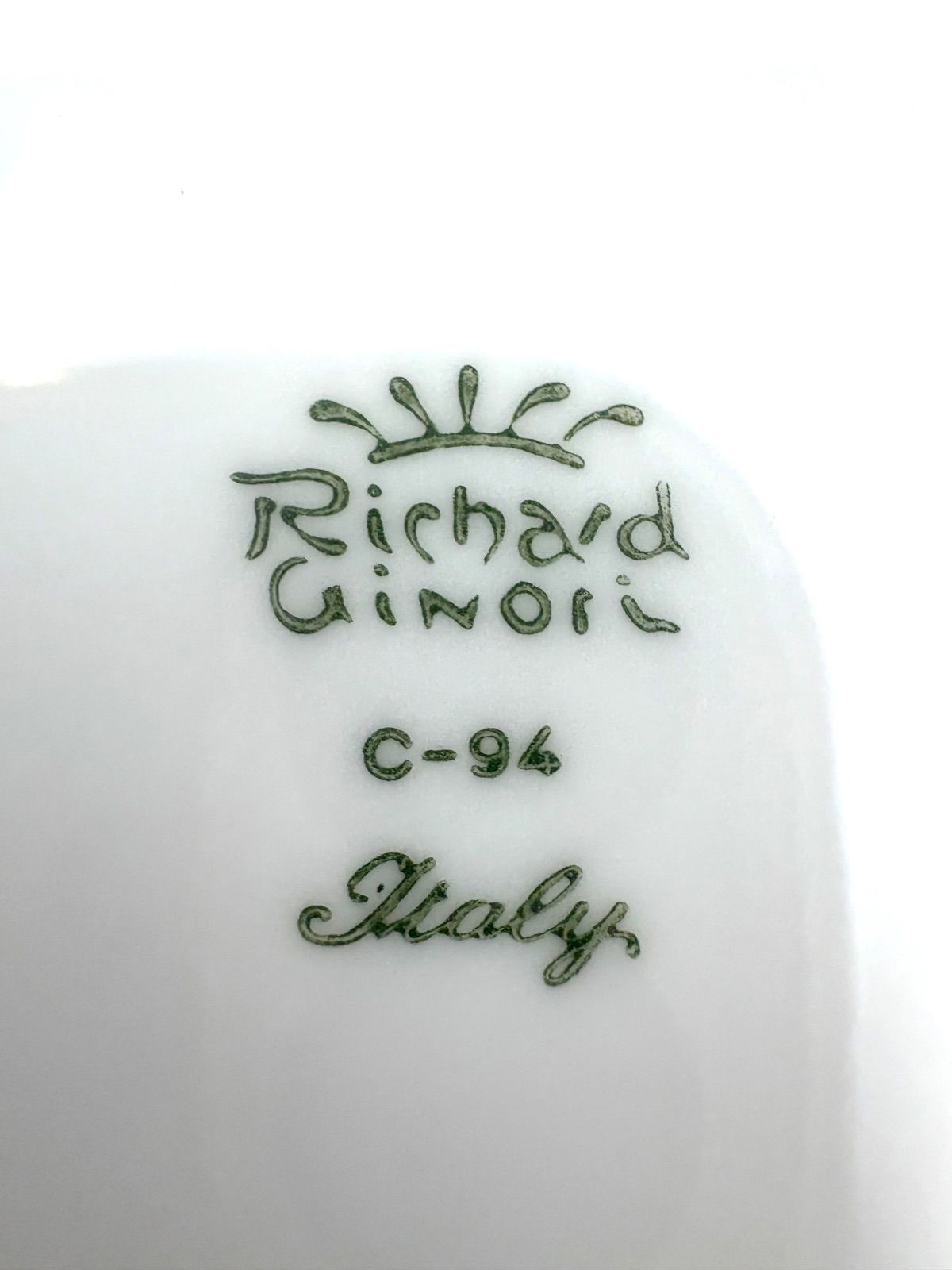 訳あり Richard Ginori リチャードジノリ クリッパー カップ&ソーサー